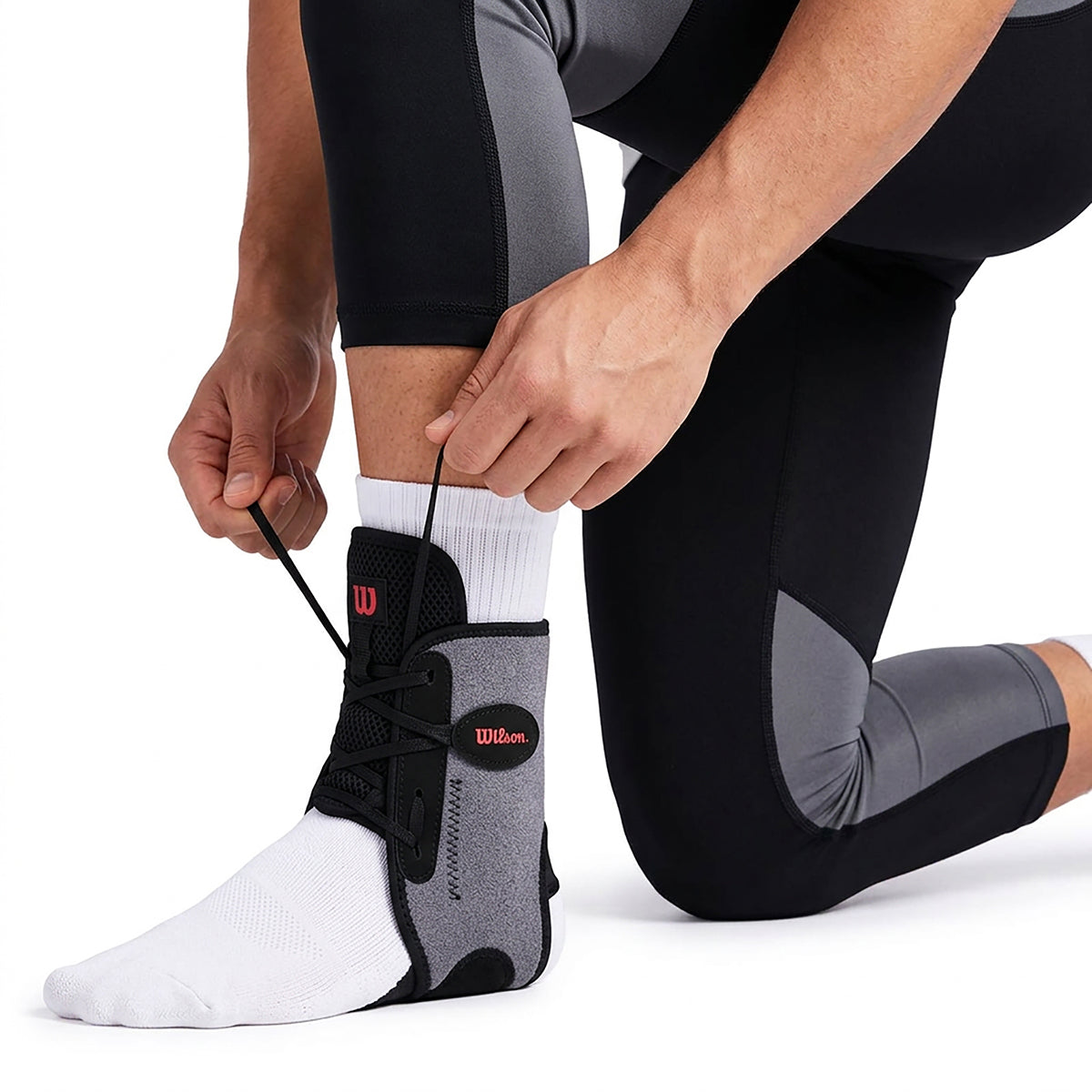 Tobillera Agujetas Wilson AW305 Soporte Lateral Tobillo Ligamentos AFS Neopreno Unisex