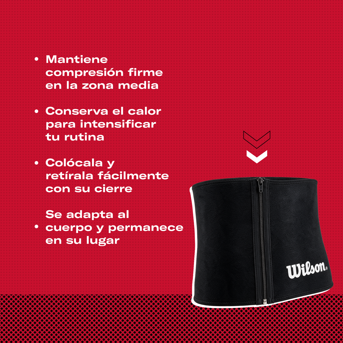 Faja Deportiva Wilson AW115 Neopreno Cierre Unisex