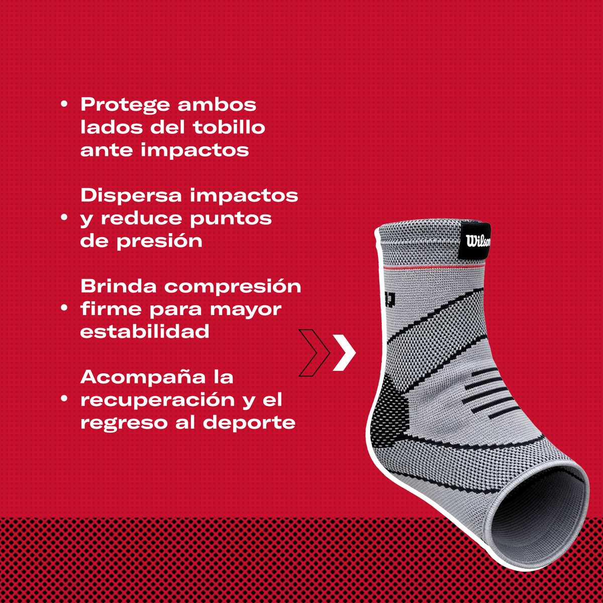 Tobillera Gel TPR Doble Maléolo Sportech AW712 4 Puntos Compresión Nivel 2