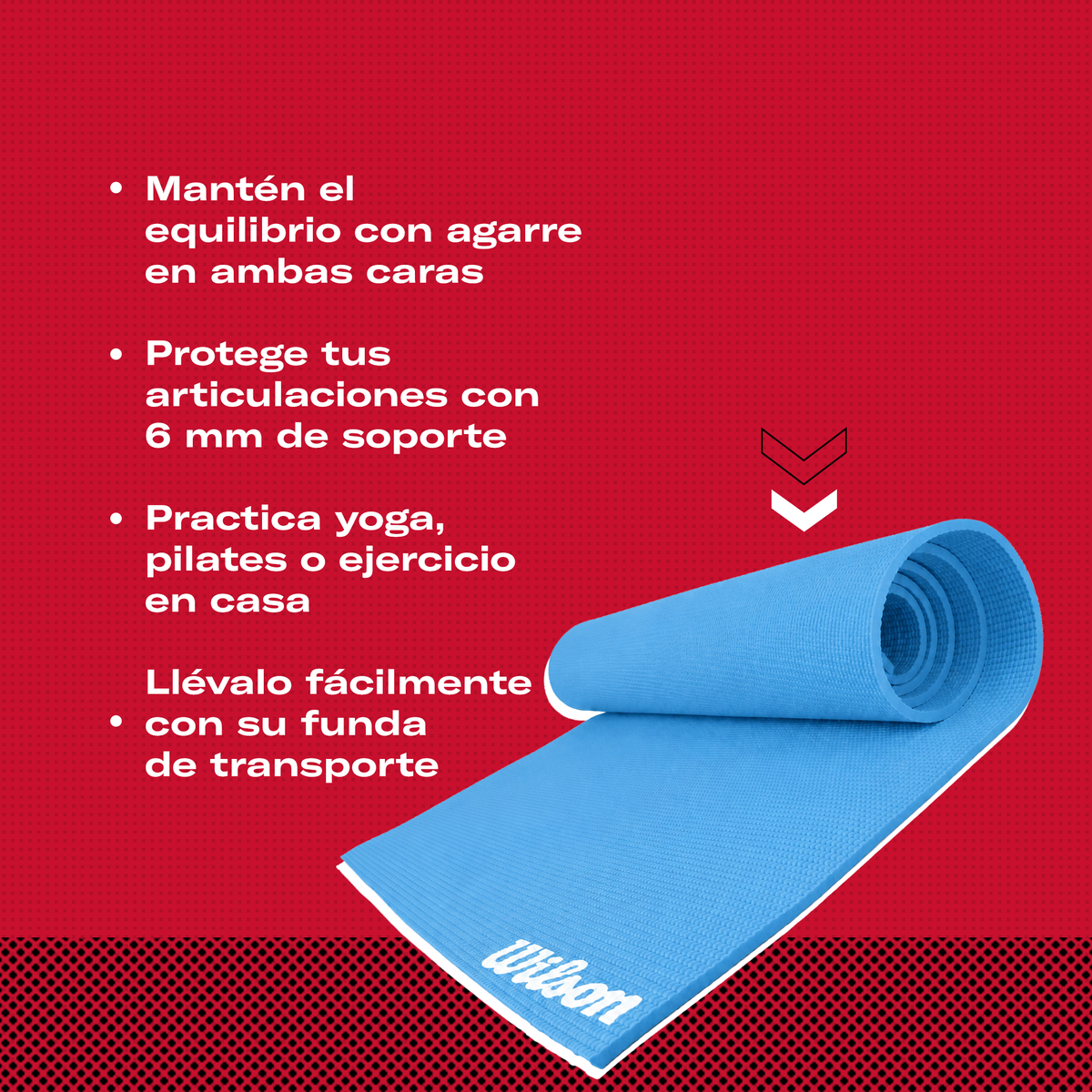 Tapete de Yoga Wilson 6mm Antideslizante TY0006