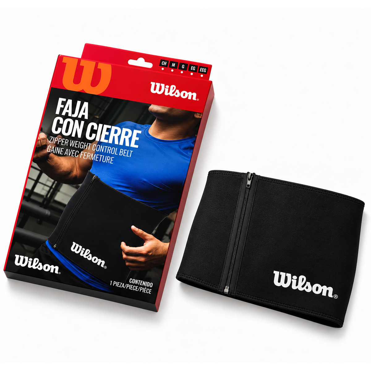 Faja Deportiva Wilson AW115 Neopreno Cierre Unisex