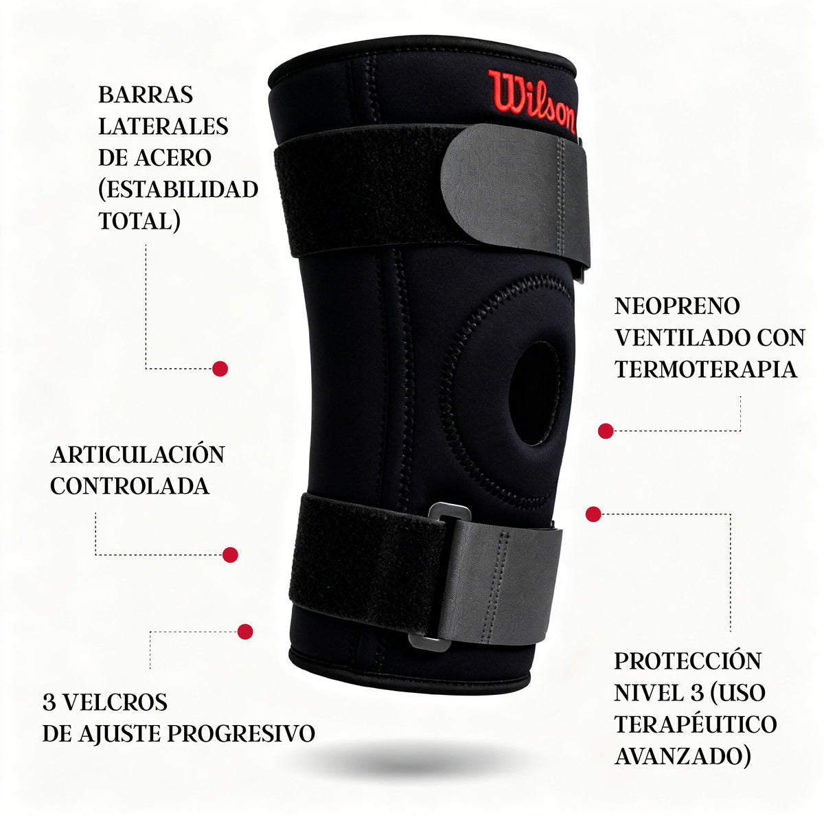 Soporte de Rodilla con Estructuras de Acero AW204