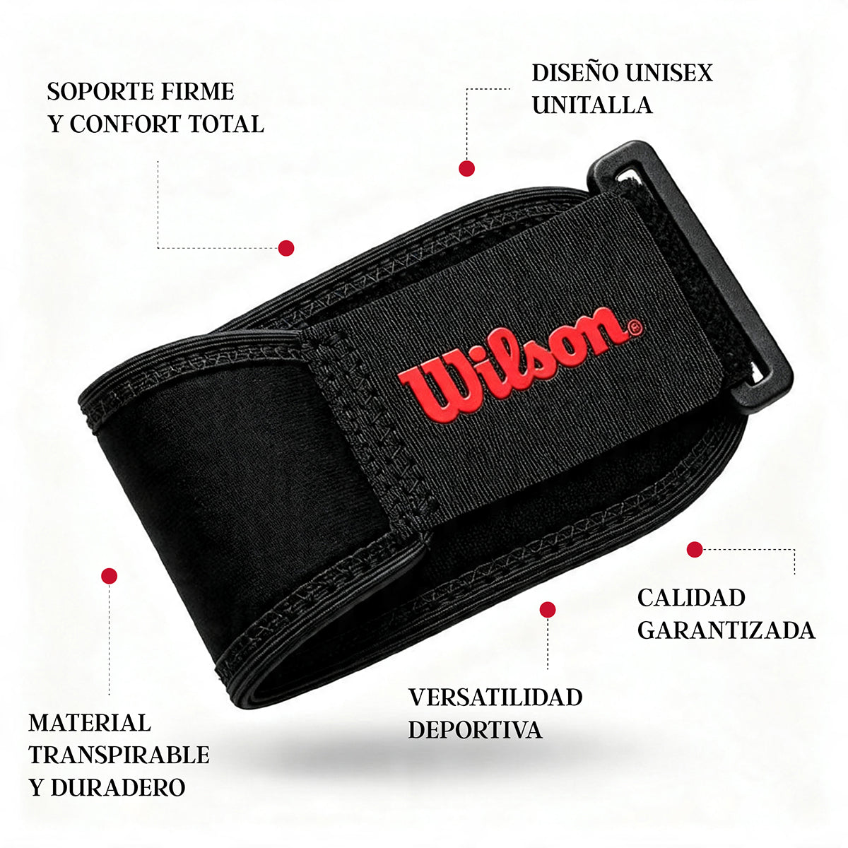 Muñequera Soporte Wilson AW401 Neopreno AFS Compresión Muñeca Unisex Unitalla