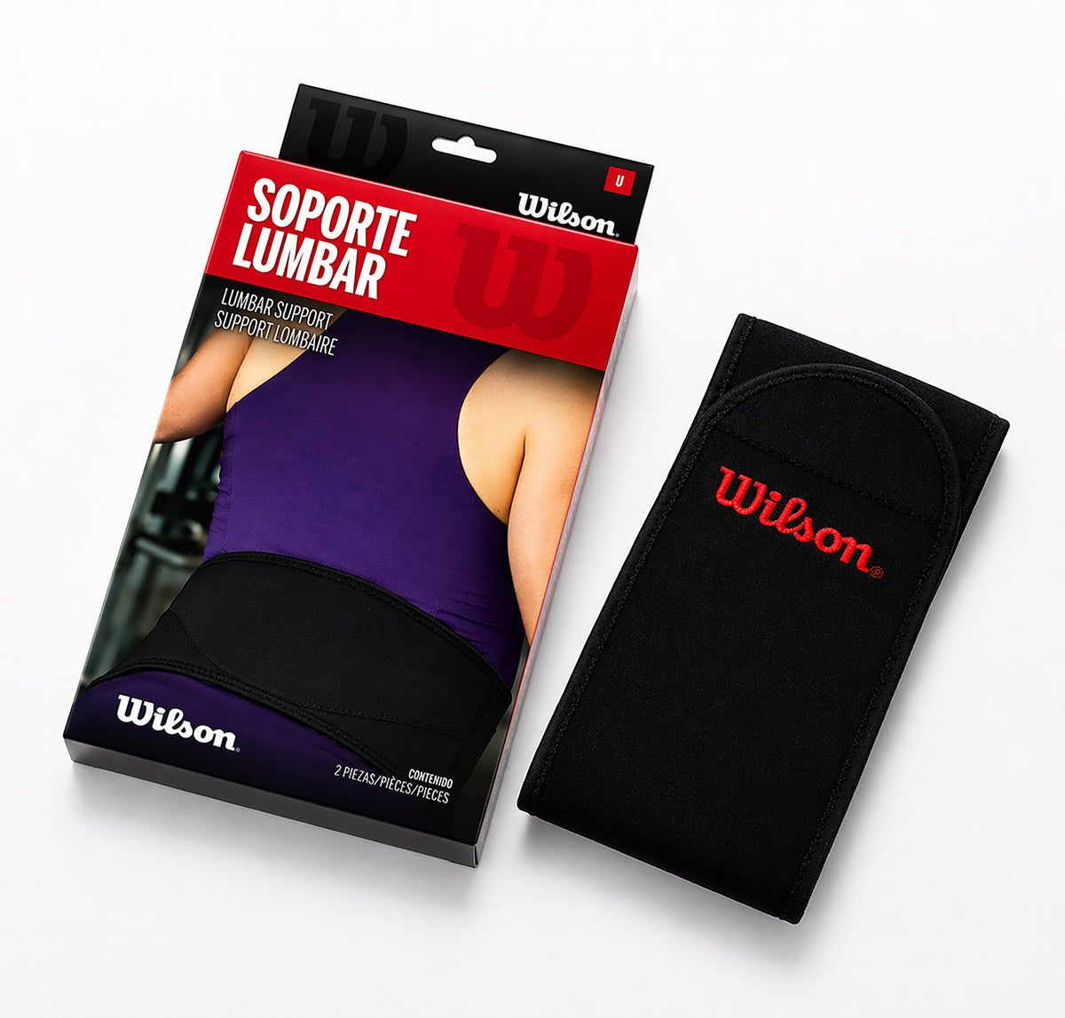 Faja Lumbar Wilson AW108 Neopreno Soporte Espalda Baja Compresión Unitalla Unisex