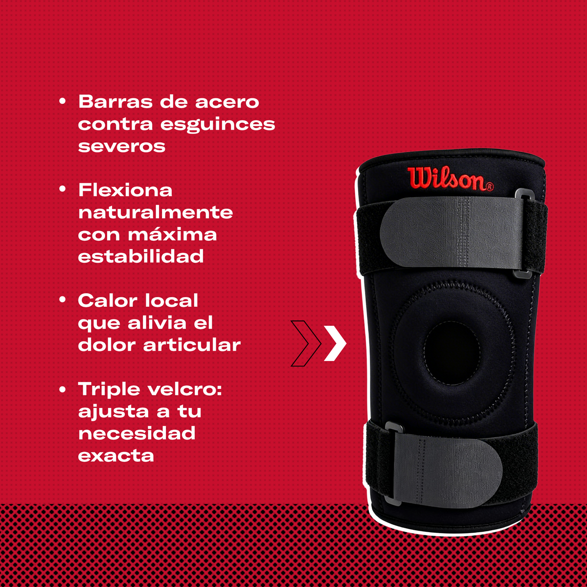 Soporte de Rodilla con Estructuras de Acero AW204