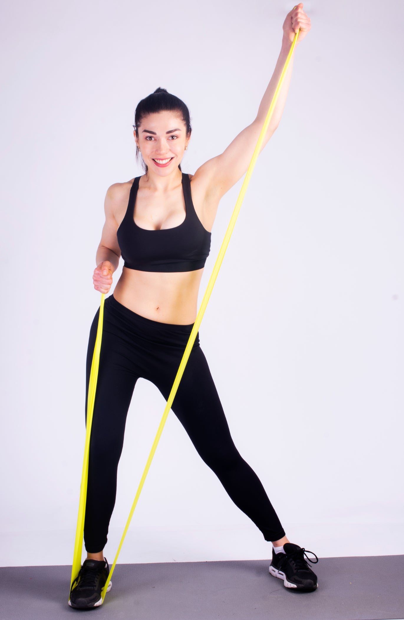 Bandas de Tensión 3 Resistencias Sportech BT0003 Set Yoga Pilates Fitness