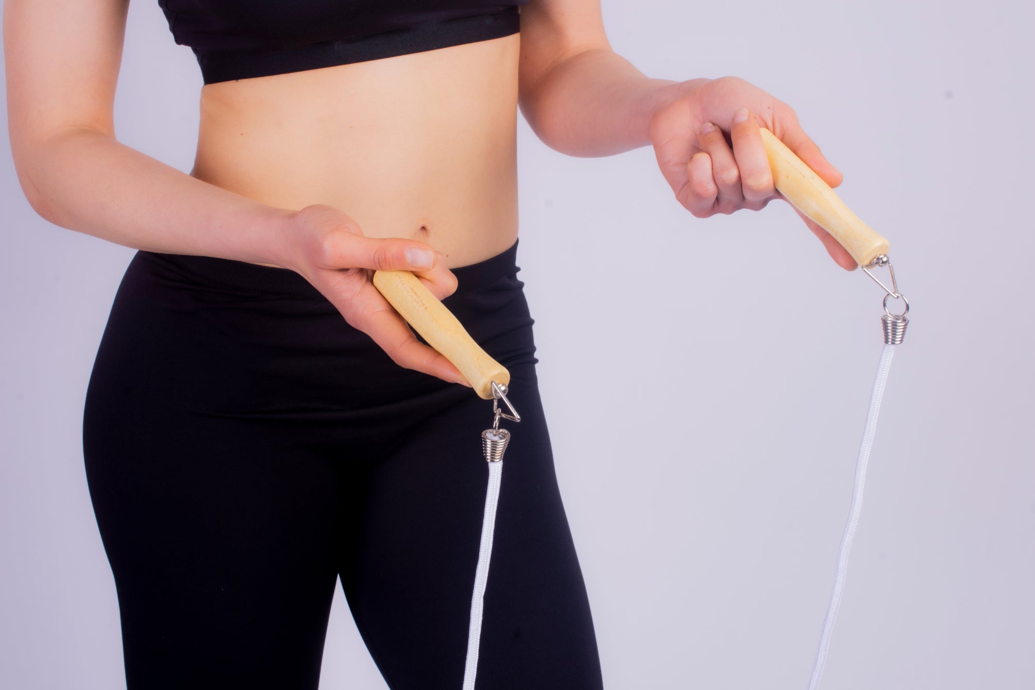 Cuerda de Salto con Mango de Madera