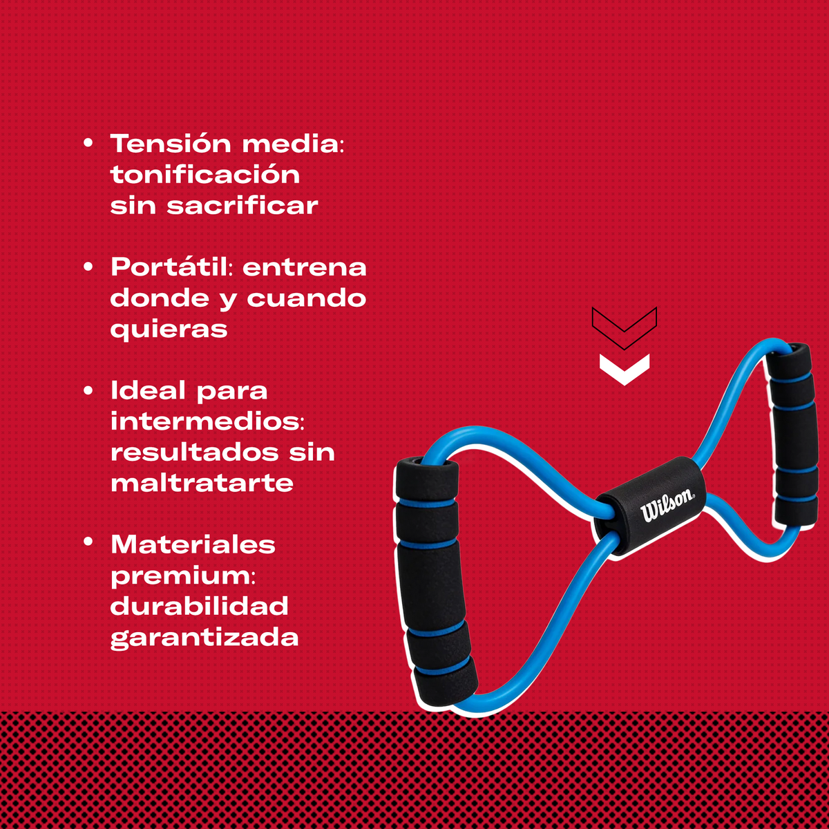Liga Tensión Media Wilson LT000M Forma 8 Azul