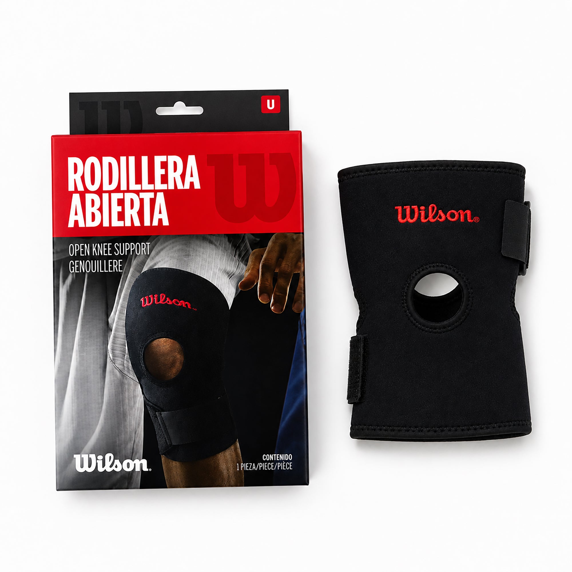 Rodillera Abierta Wilson AW101 Neopreno Soporte Unitalla