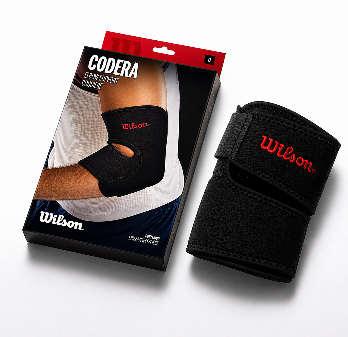 Codera Wilson AW103 Neopreno AFS Soporte Codo Antebrazo Epicondilitis Unisex Unitalla