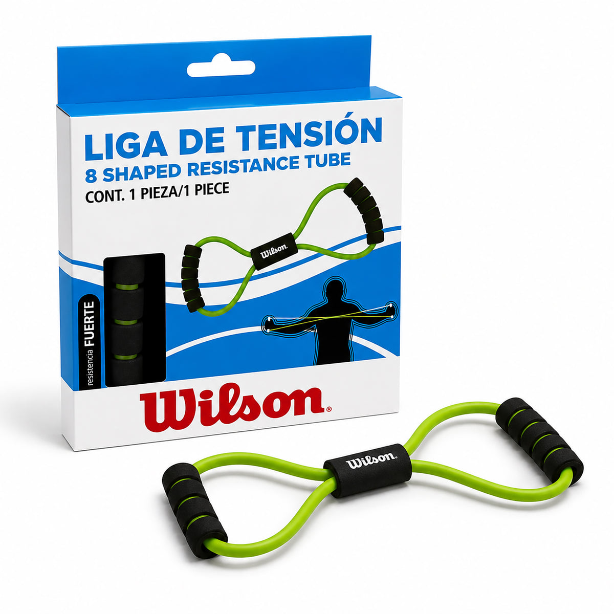 Liga Tensión Fuerte Wilson LT000F Forma 8 Verde Lima