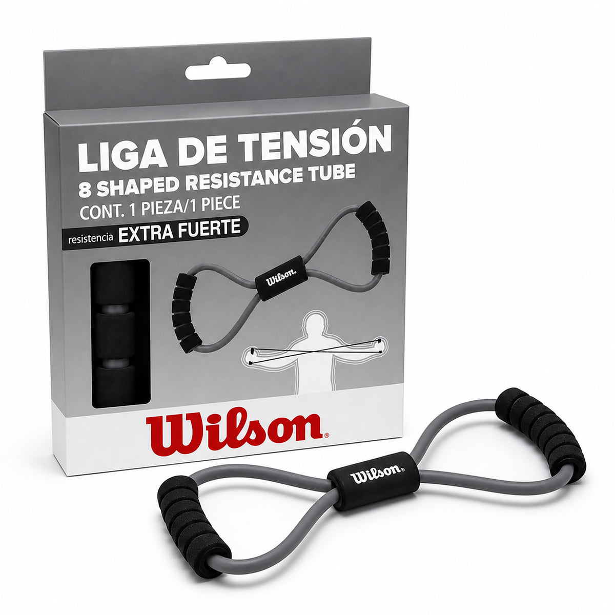 Liga Tensión Extra Fuerte Wilson LT000XF Forma 8 Gris