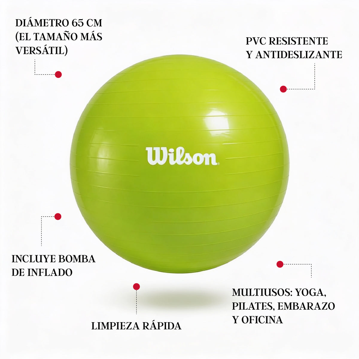 Pelota Pilates 65 cm